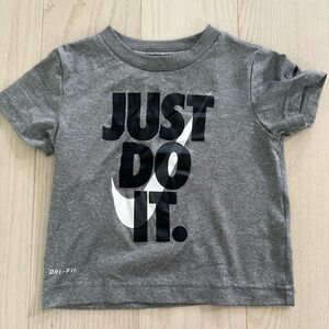 Nike Gray Short Sleeve Tee Just Do It